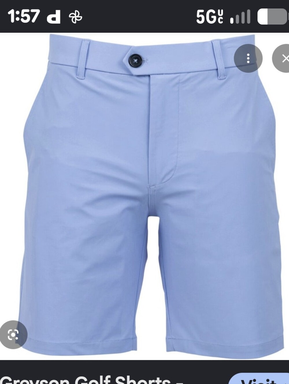 Greyson Light Blue Athletic Shorts